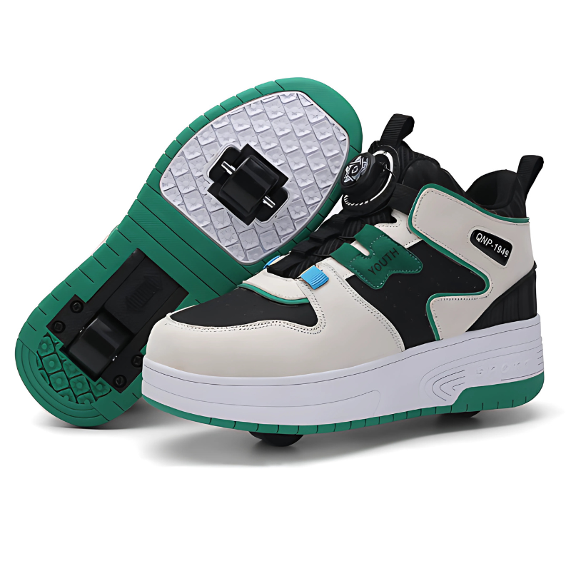 SneakRoll™ – Adjustable Sneakers with Folding Wheels – Kids' Shoe Adventure Set 3