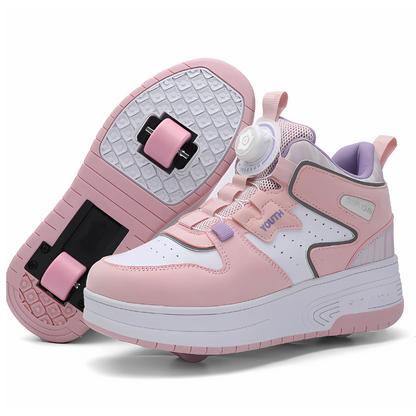 SneakRoll™ – Adjustable Sneakers with Folding Wheels – Kids' Shoe Adventure Set 4