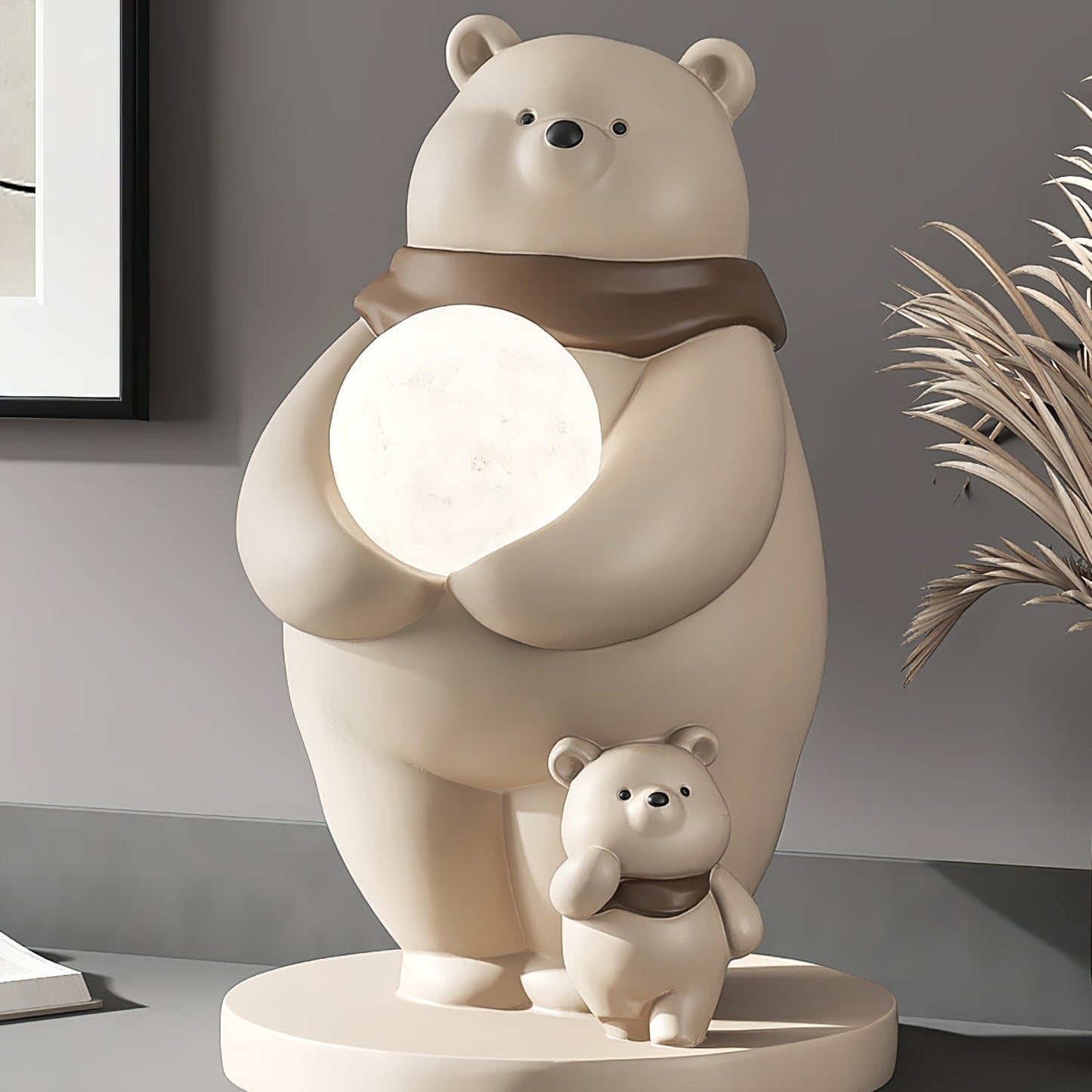 SnowGlow - Cute Table Lamp with Polar Bear Elements and Inviting Illumination 8