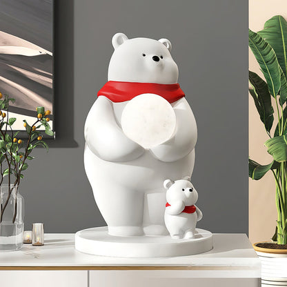 SnowGlow - Cute Table Lamp with Polar Bear Elements and Inviting Illumination 9