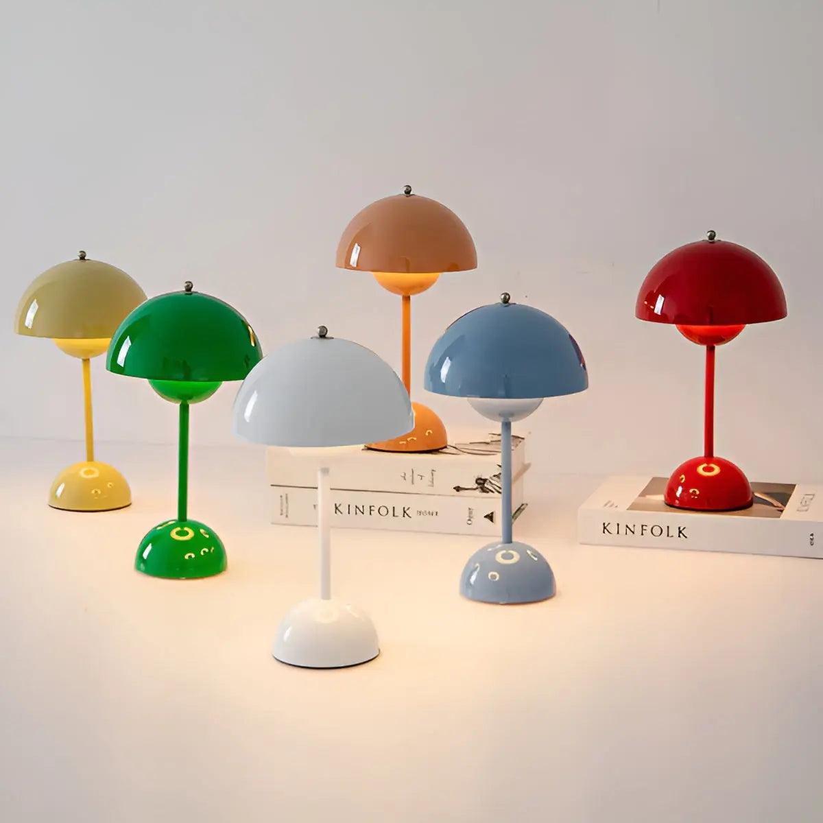 SnowGlow – Chic Modern Table Lamp for Soft, Diffused Light 4