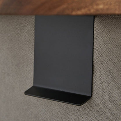 Space Saving Wooden Sofa End Table with Tray