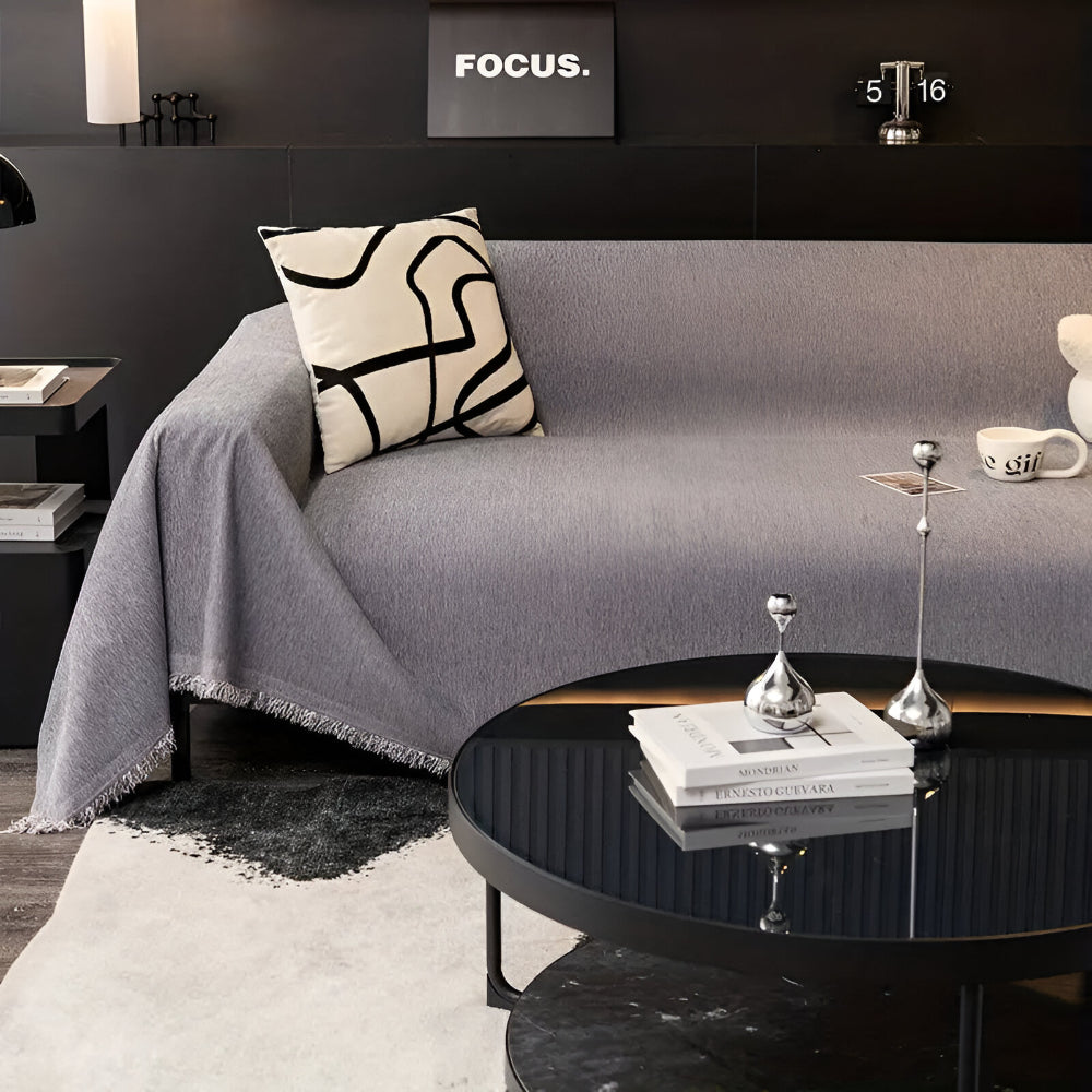 Simple Fabric Sofa Slipcover Protector - Lusomart
