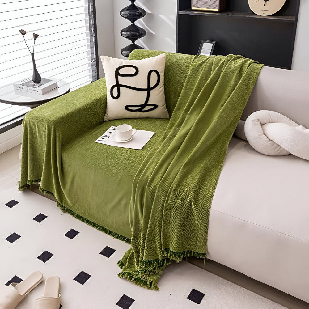 Simple Fabric Sofa Slipcover Protector