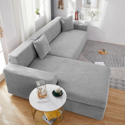 SofaGuard | Stylish Custom-Fit Polyester L-Shaped Sofa Cover 1