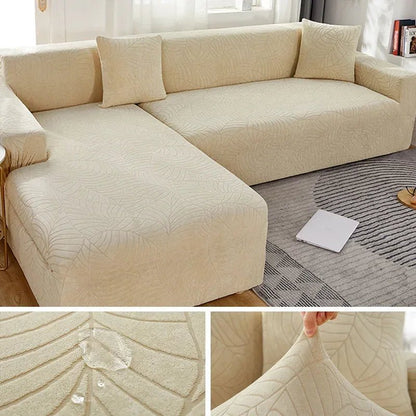 SofaGuard | Stylish Custom-Fit Polyester L-Shaped Sofa Cover 10