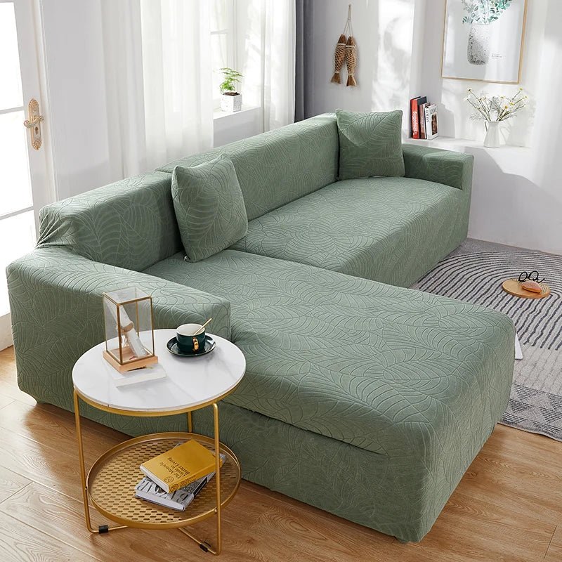 SofaGuard | Stylish Custom-Fit Polyester L-Shaped Sofa Cover 2
