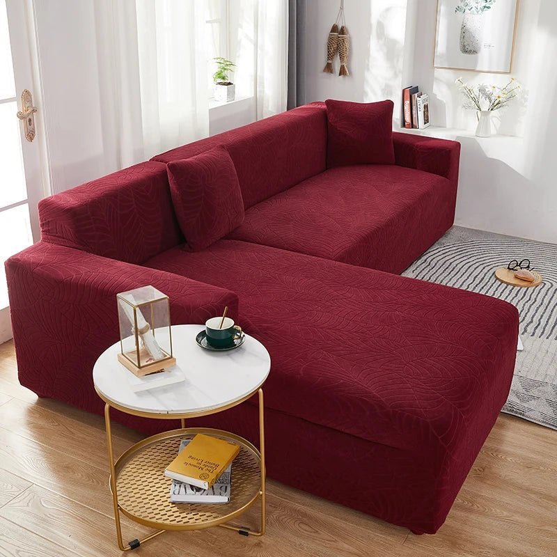 SofaGuard | Stylish Custom-Fit Polyester L-Shaped Sofa Cover 3