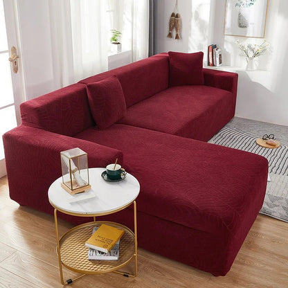SofaGuard | Stylish Custom-Fit Polyester L-Shaped Sofa Cover 3