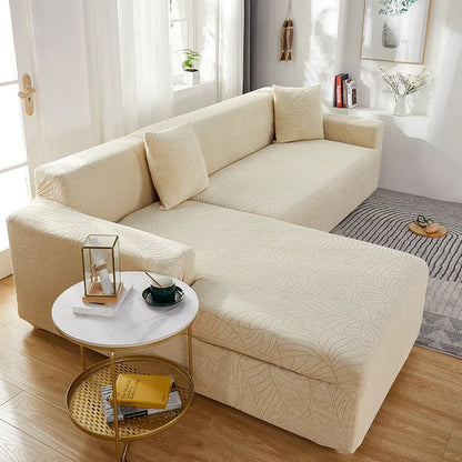 SofaGuard | Stylish Custom-Fit Polyester L-Shaped Sofa Cover 4