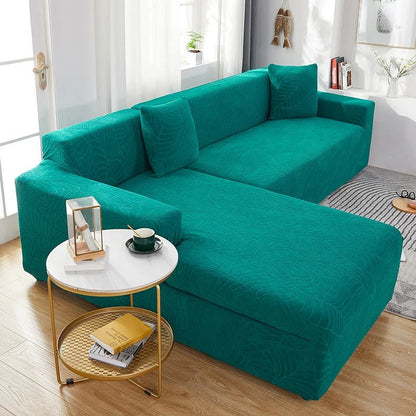 SofaGuard | Stylish Custom-Fit Polyester L-Shaped Sofa Cover 5