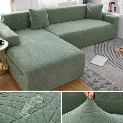 SofaGuard | Stylish Custom-Fit Polyester L-Shaped Sofa Cover 8