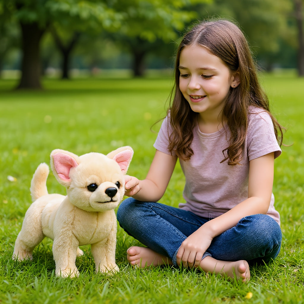 Cuddly Baby Stuffed Dog Toy Plush Friend - Lusomart