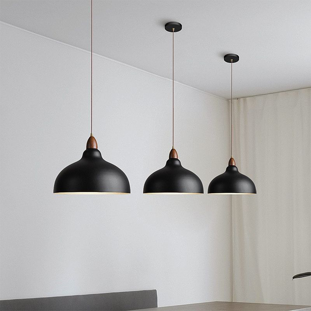 Rustic Wood Hanging Ceiling Light