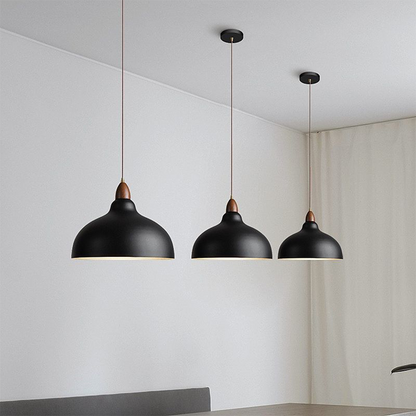 Rustic Wood Hanging Ceiling Light