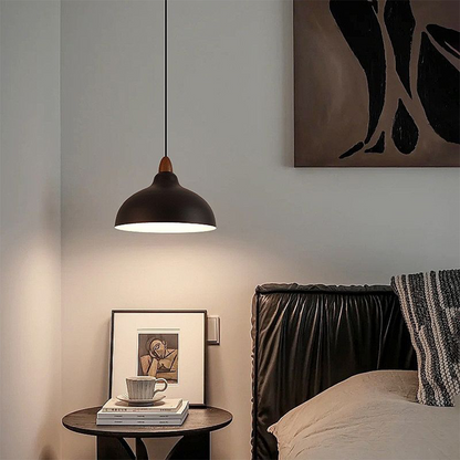 Rustic Wood Hanging Ceiling Light