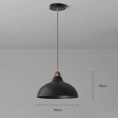 Rustic Wood Hanging Ceiling Light