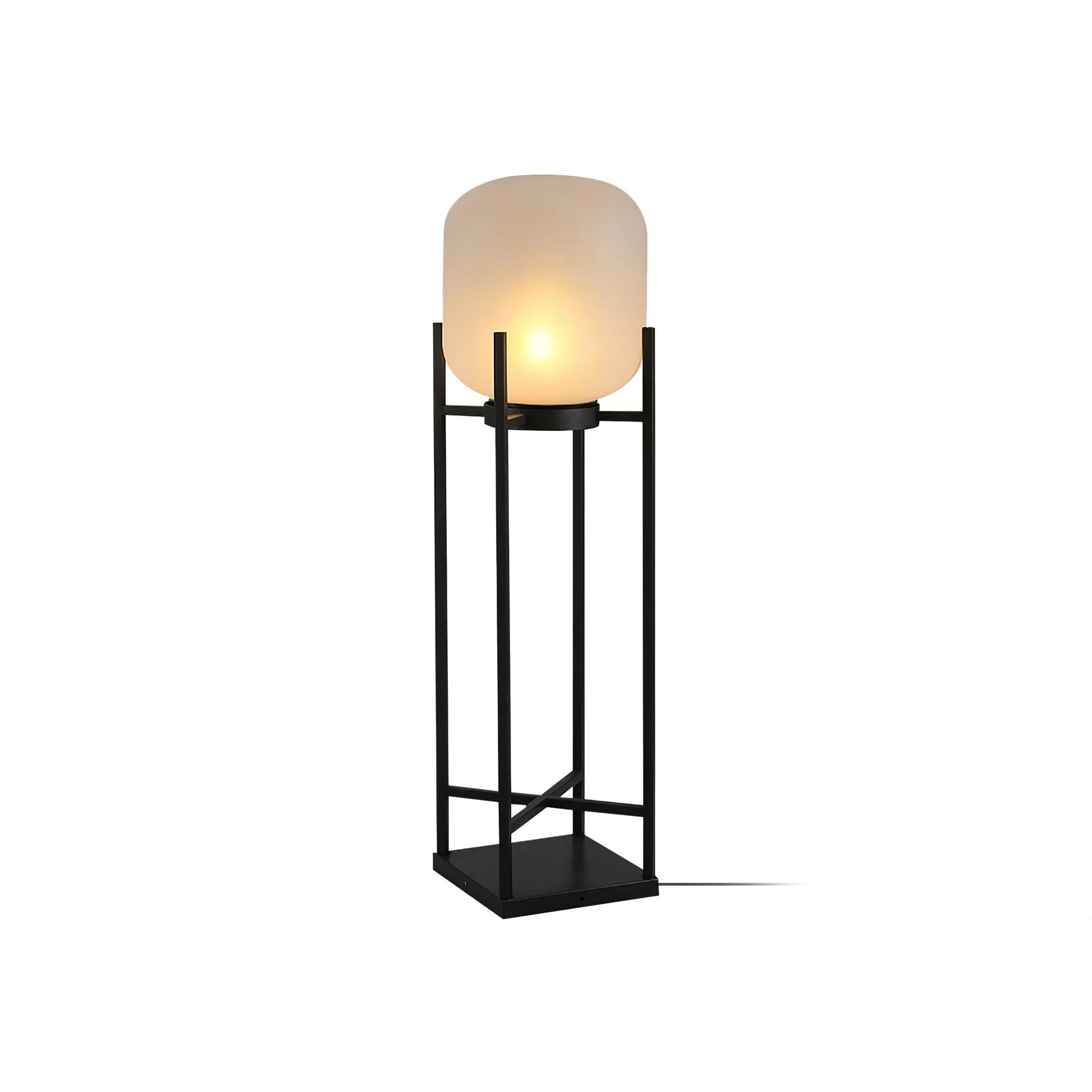Rustic Metal Lantern Table Light - Lusomart