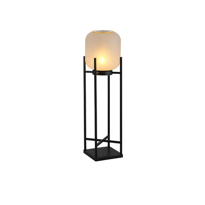 Rustic Metal Lantern Table Light