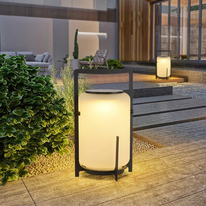 Outdoor Solar Powered Yard Lantern