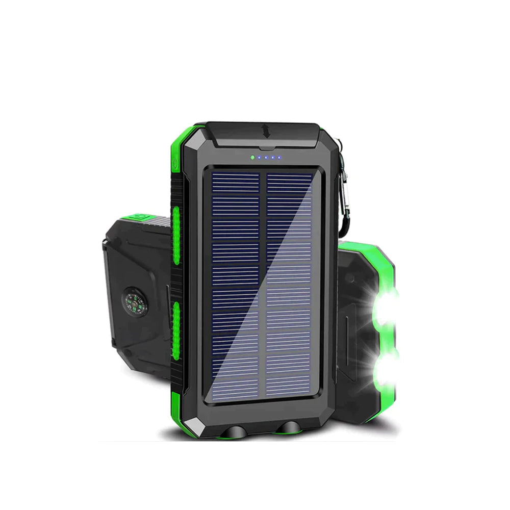 Portable Solar Charger 30000mAh Waterproof Power Bank - Lusomart