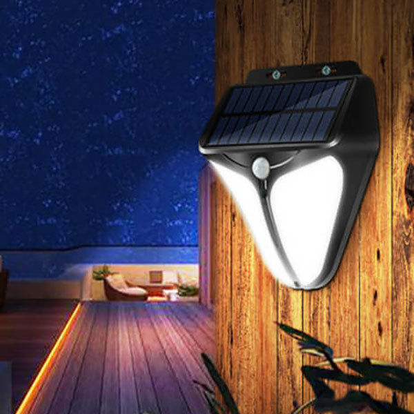 SolaraLight | Outdoor Solar Wall Lantern with Motion Sensor for Security and Ambiance 4