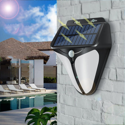 SolaraLight | Outdoor Solar Wall Lantern with Motion Sensor for Security and Ambiance 6