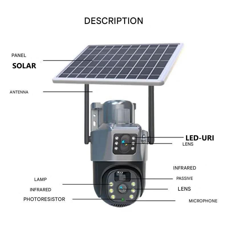 SolaraVision | Advanced Wireless 4K Home Security Camera with 360° View 4