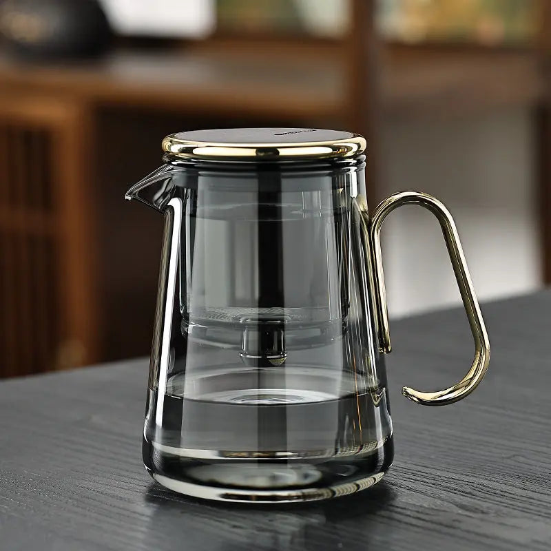 Stainless Clear Infusion Tea Pot - Lusomart