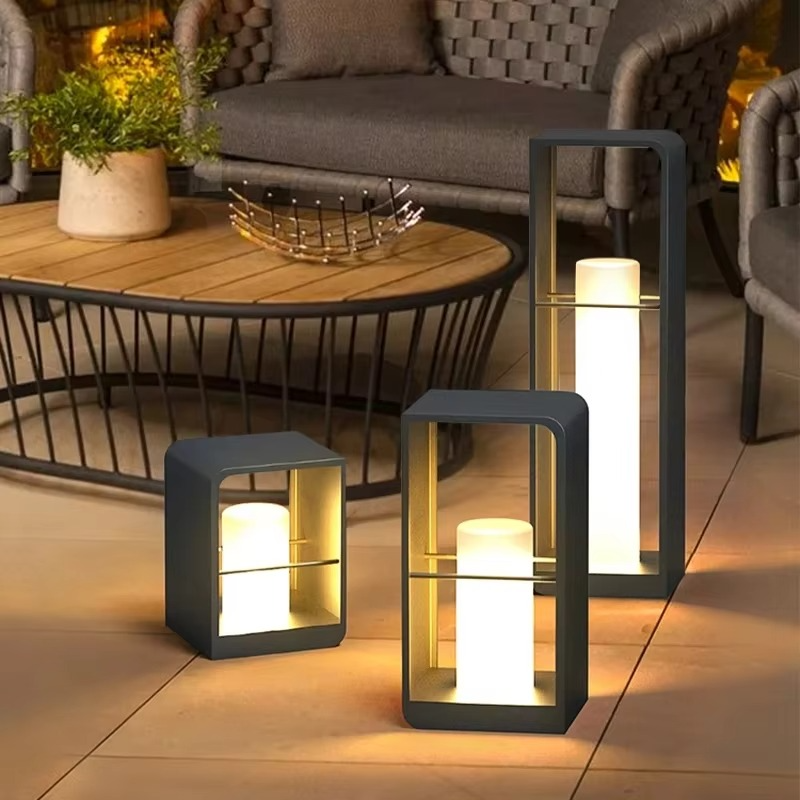 Outdoor Solar Powered Garden Lanterns - Lusomart