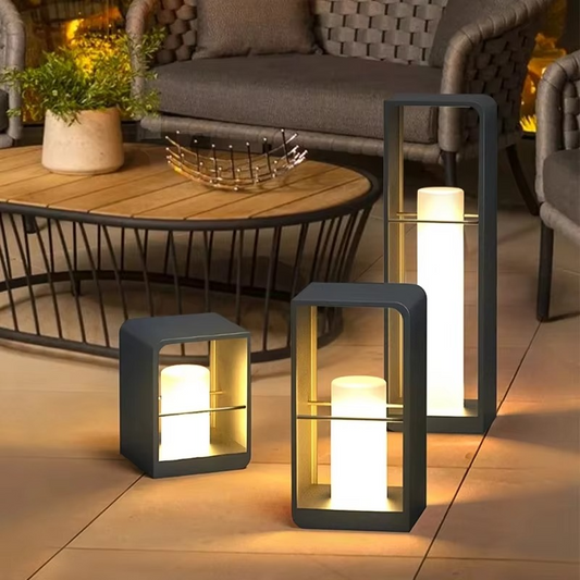Outdoor Solar Powered Garden Lanterns - Lusomart