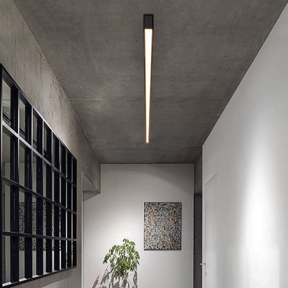 Sleek Modern Black Pendant LightFixture