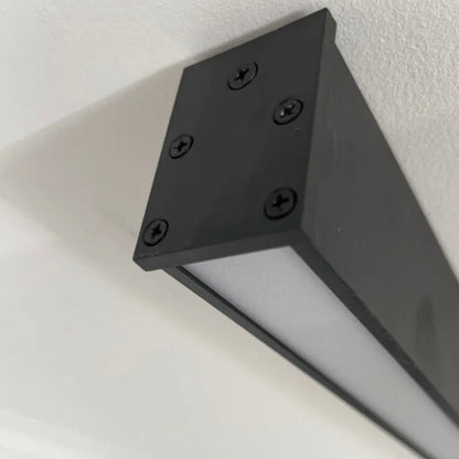 Sleek Modern Black Pendant LightFixture
