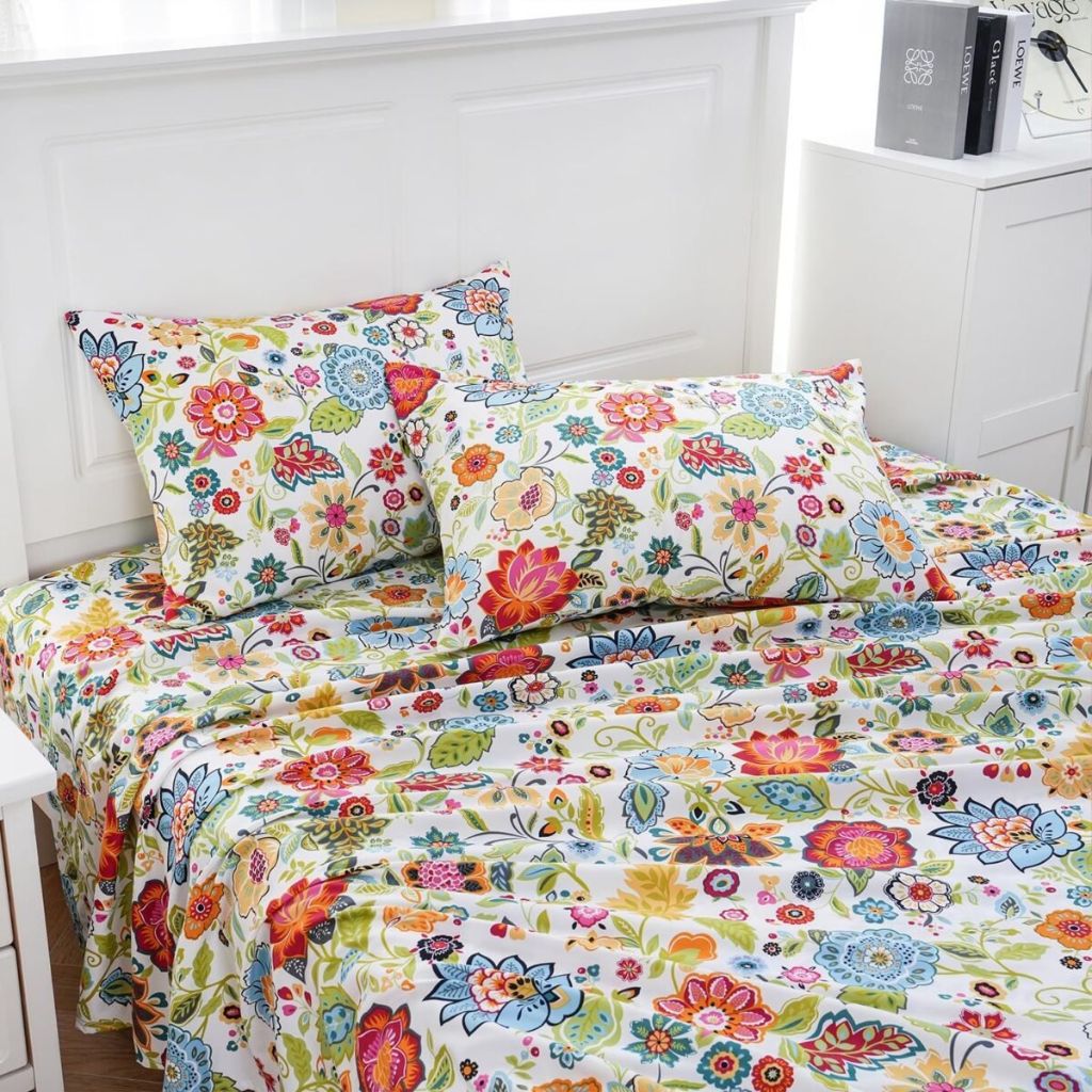 Soft Floral Bed Sheet Set