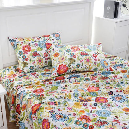 Soft Floral Bed Sheet Set