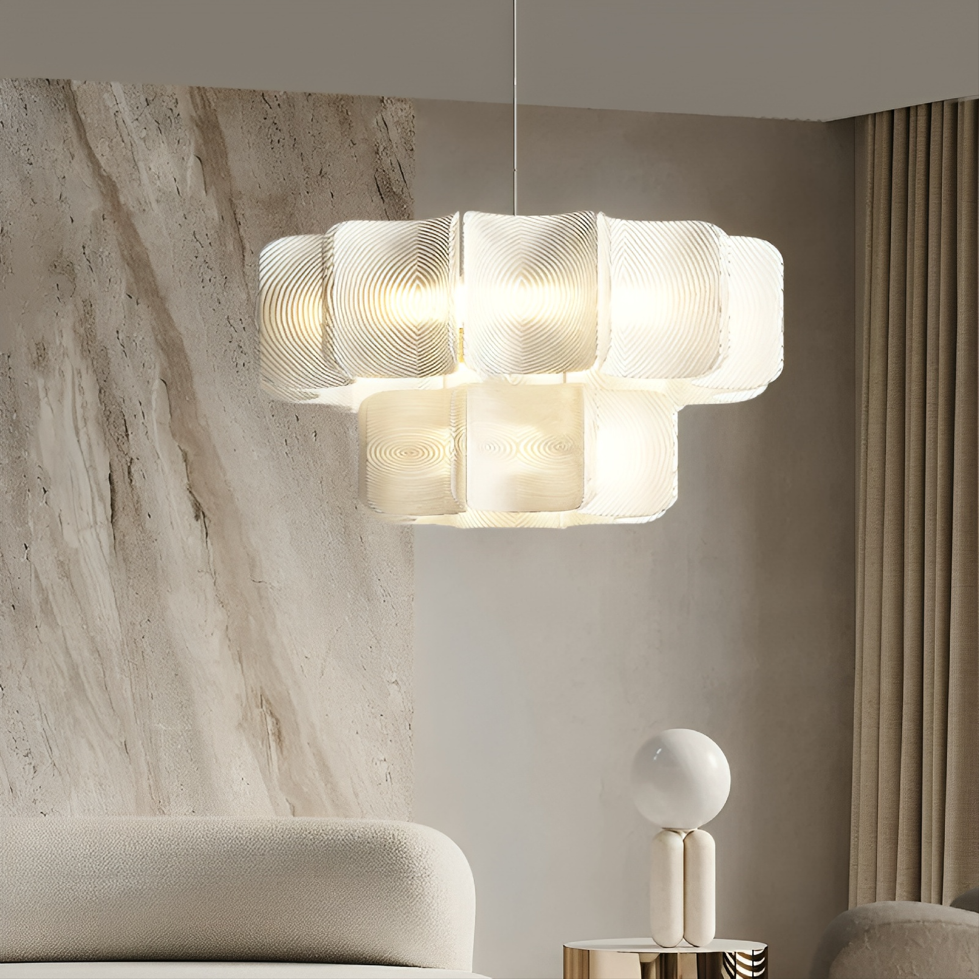 Simple Elegant Japanese Style Pendant Light - Lusomart
