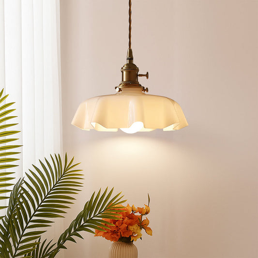 Elegant Glass Drop Pendant Light Fixture - Lusomart