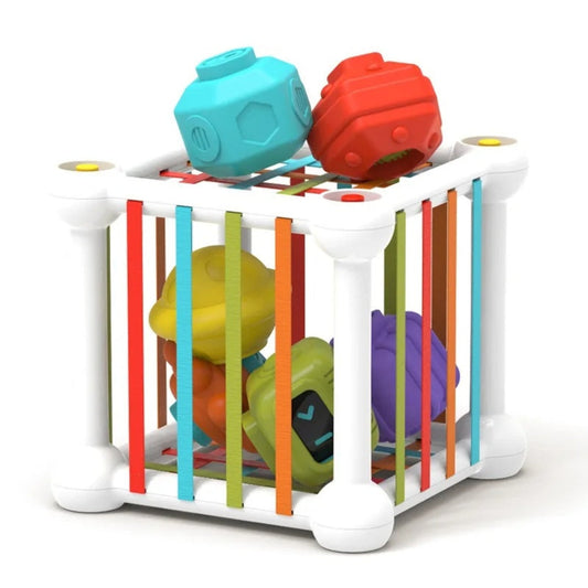 Colorful Shape Sorting Toy for Kids Motor Skills - Lusomart