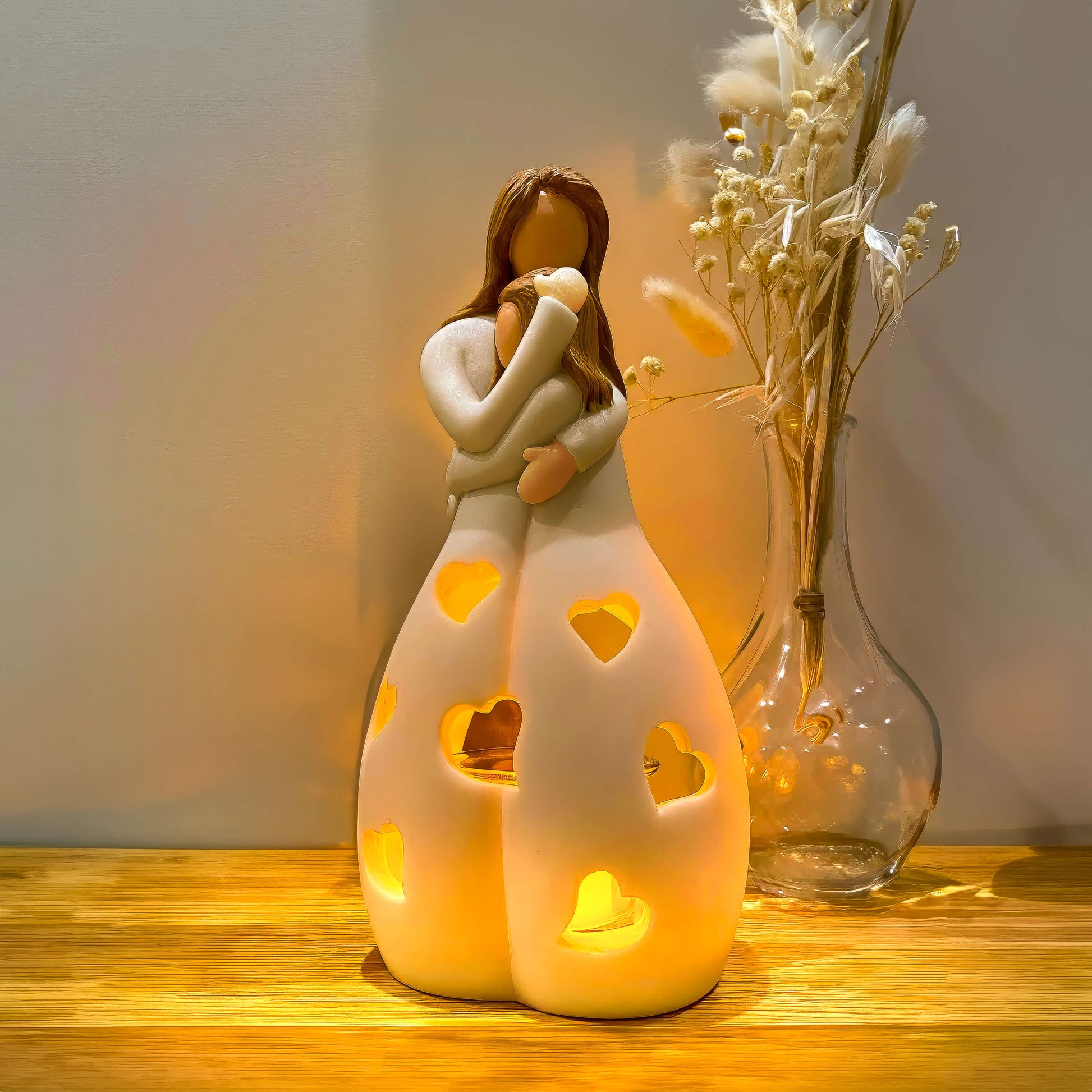 Lovely Heart LED Desk Lamp with Soft Warm Light - Lusomart