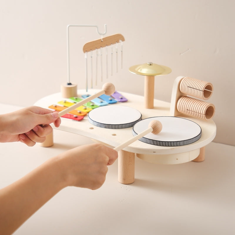 SoundPlay - Toddler music table with xylophone drums and cymbals in one toy 1