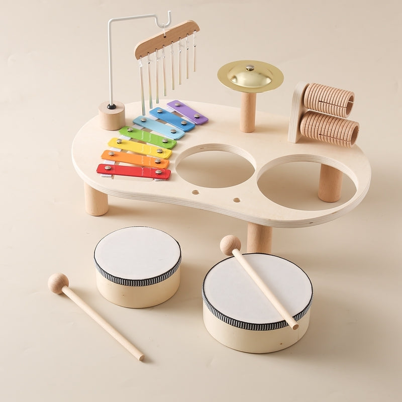 SoundPlay - Toddler music table with xylophone drums and cymbals in one toy 3