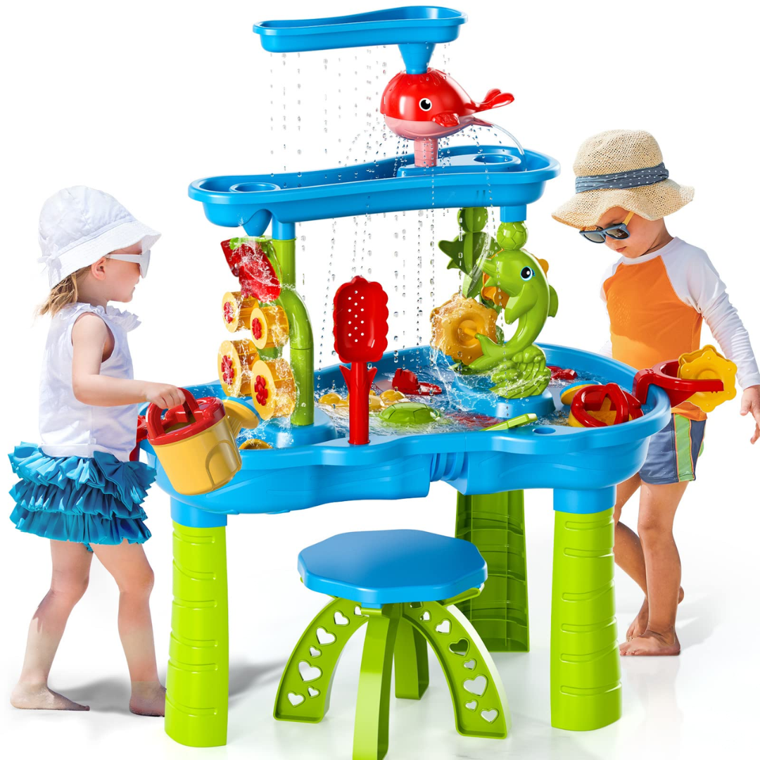 Versatile Kids Activity Table for Sand Water Play - Lusomart