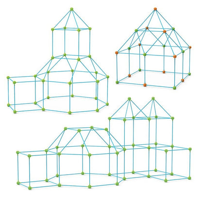 Play Tent Building Kit for Kids – Creative and Eco-Friendly Toy for Indoor and Outdoor Fun, 85 Pieces 7