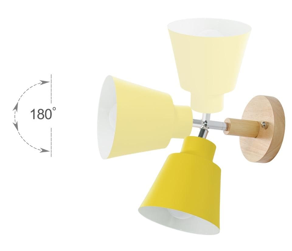 SpinGlow – Rotating Wall Lamp with Toggle Chain 2