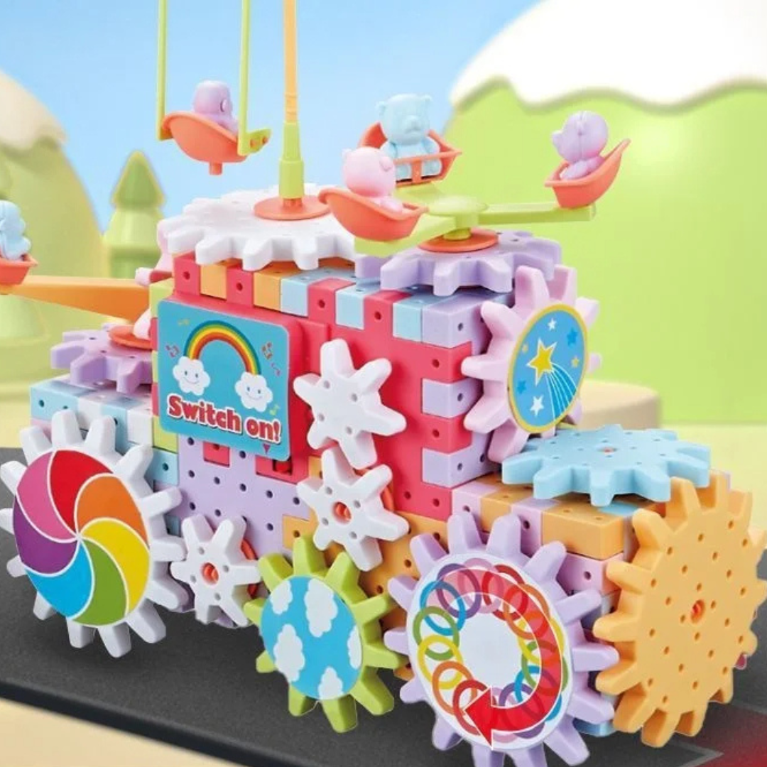 Spin&Build™ - Rotating Montessori Building Set - Creative building toys 6