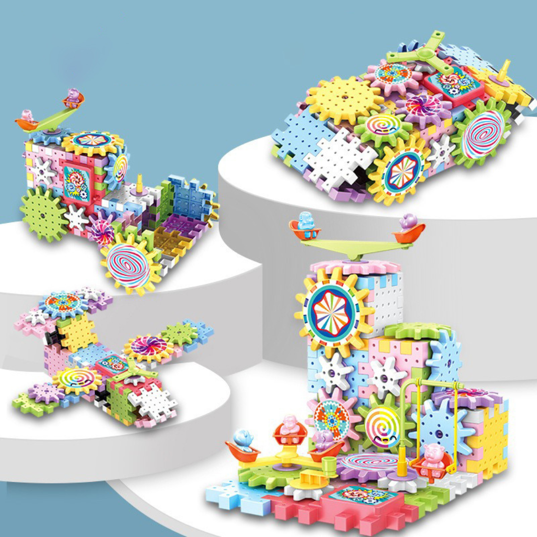 Spin&Build™ - Rotating Montessori Building Set - Creative building toys 8