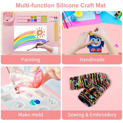 SplashMat™ – Waterproof Paint Mat for Painters - Paint Placement 4