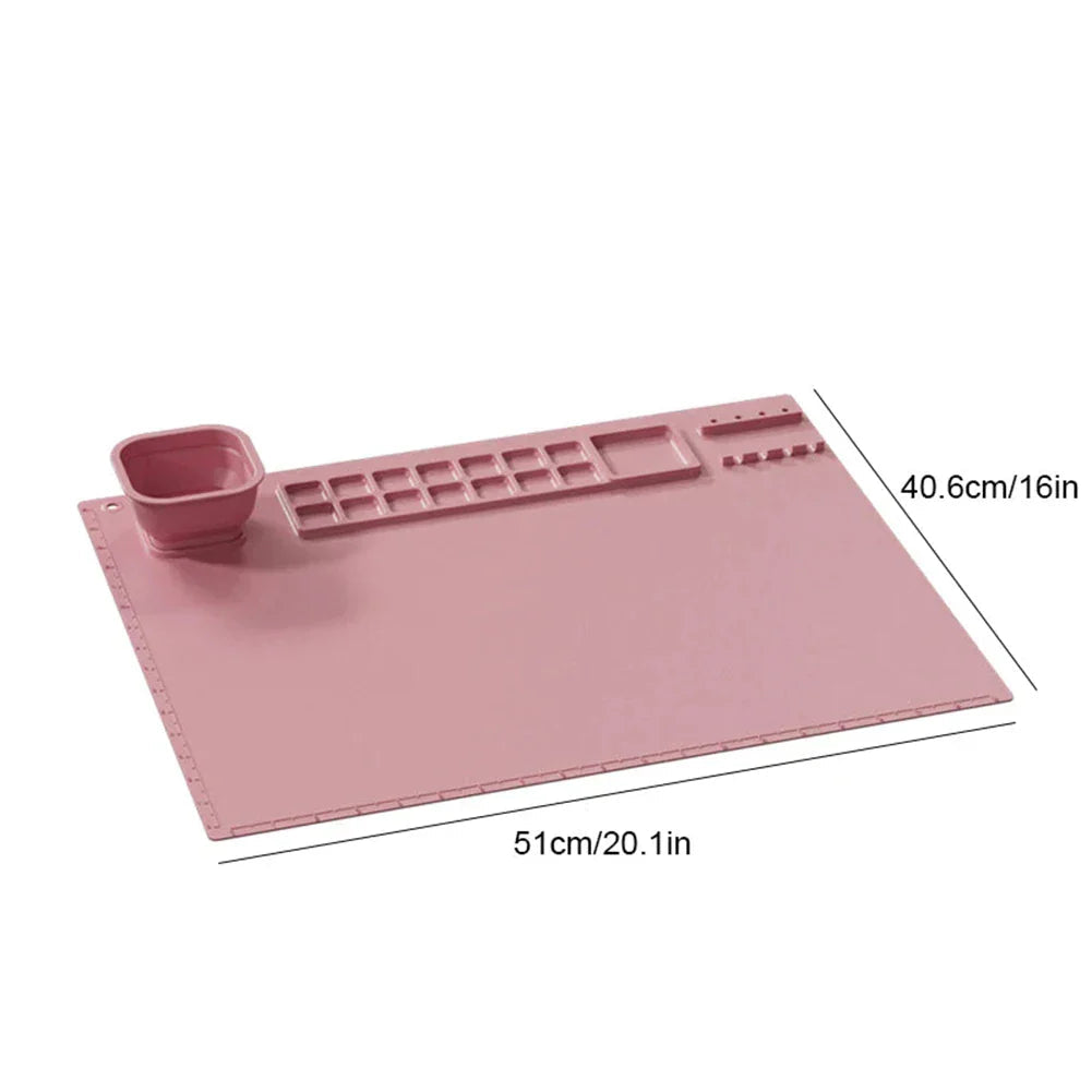 SplashMat™ – Waterproof Paint Mat for Painters - Paint Placement 5