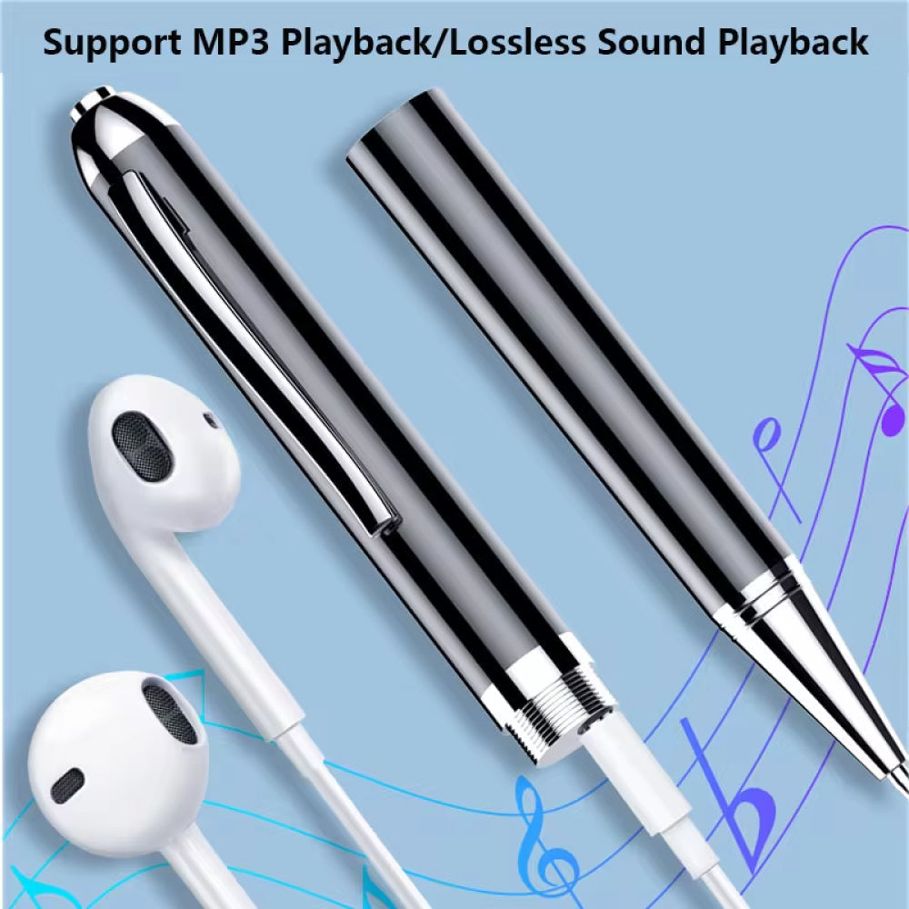 Discreet Spy Voice Recorder Pen With Easy Activation