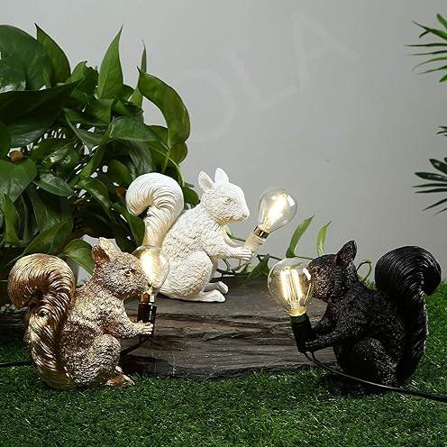 Colorful Woodland Animal Desk Lamp